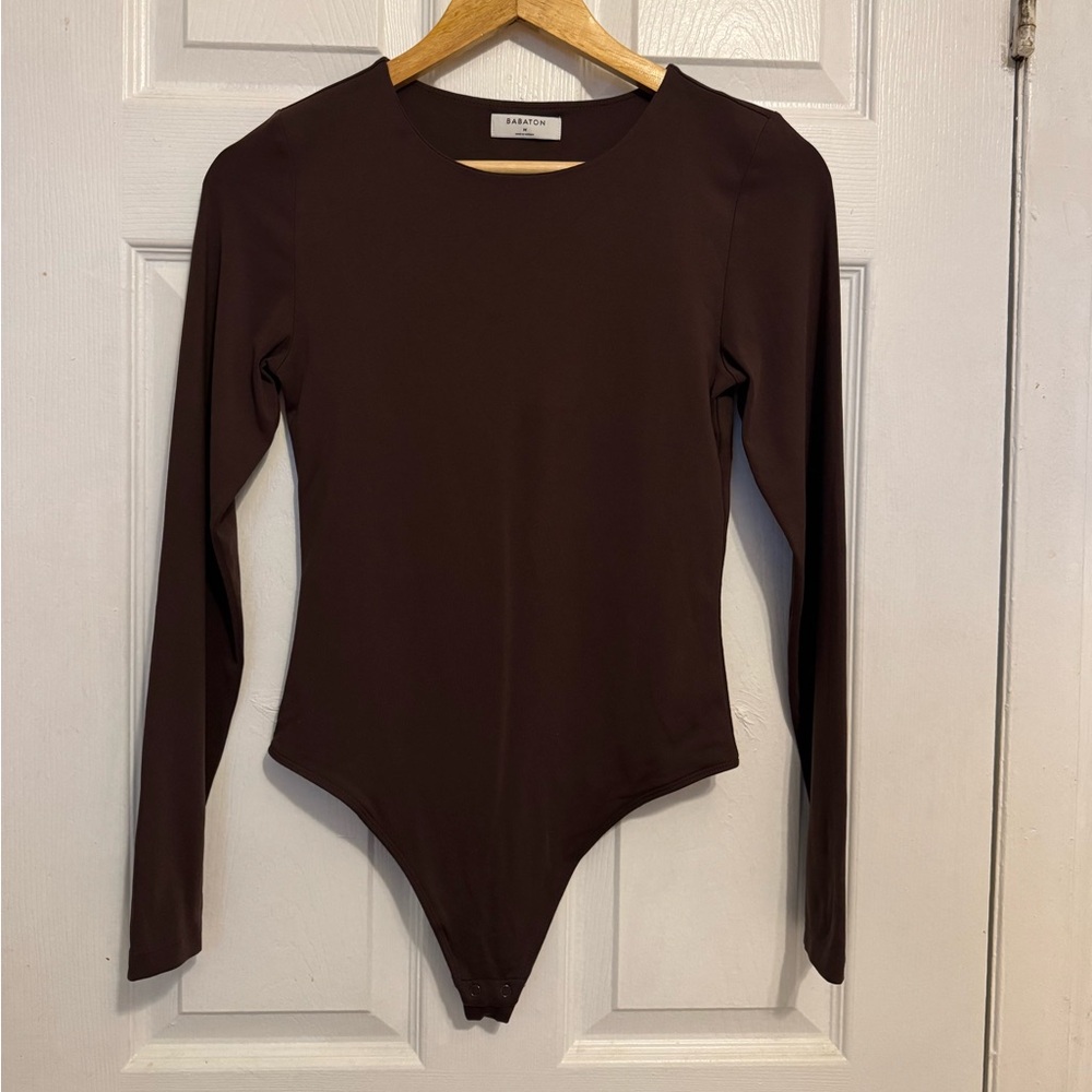 Babaton Chocolate Long Sleeve Top